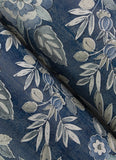  4148-27422 Begonia Indigo Floral Trail Wallpaper