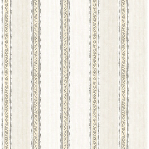 4148-27430 Mandevilla Honey Vine Stripe Wallpaper