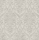 4148-27439 Adavu Grey Damask Wallpaper