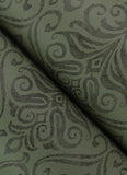4148-27440 Adavu Dark Green Damask Wallpaper