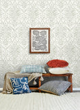 4148-27441 Adavu Sage Damask Wallpaper