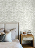 4148-27441 Adavu Sage Damask Wallpaper