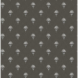 4148-27462 Surdiva Black Floral Fan Wallpaper