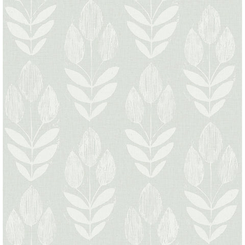 4148-27475 Garland Aqua Block Tulip Wallpaper