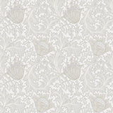 4153-82001 Anemone Dove Floral Trail Wallpaper