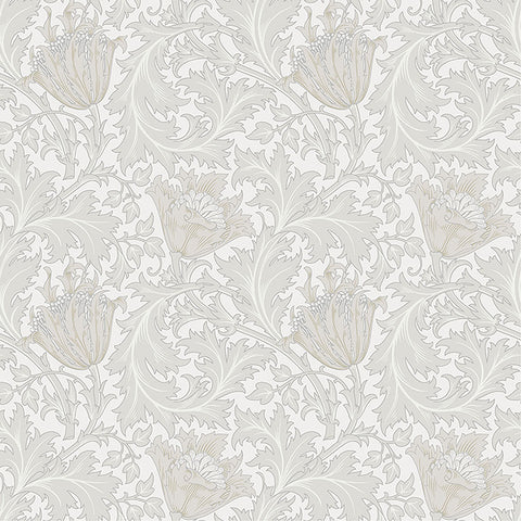 4153-82001 Anemone Dove Floral Trail Wallpaper