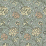 4153-82034 Cray Light Blue Floral Trail Wallpaper