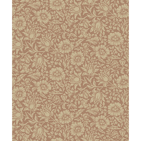 4153-82040 Mallow Rose Floral Vine Wallpaper