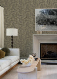 4155-27315 Gabriel Bronze Fern Wallpaper