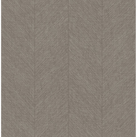 4155-27318 Kallam Chocolate Chevron Wallpaper