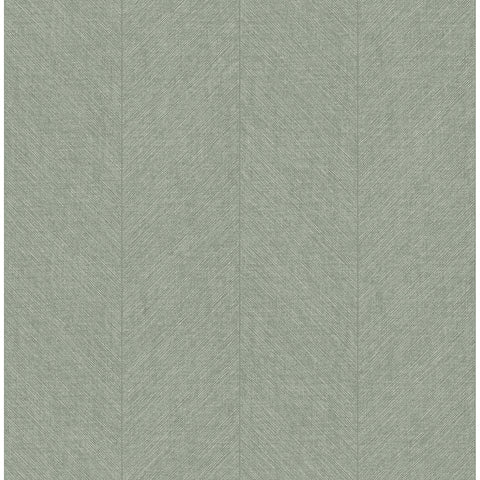 4155-27324 Kallam Sage Chevron Wallpaper