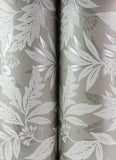 4155-27327 Anita Pewter Woodland Floral Wallpaper