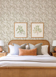 4155-27328 Anita Beige Woodland Floral Wallpaper