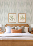 4155-27352 Elysian Sage Ikat Wallpaper