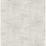 4155-27353 Reid Grey Woven Geometric Wallpaper