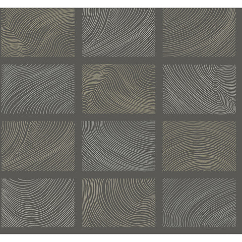 4155-72801 Bronson Slate Topography Wallpaper