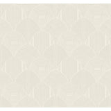 4155-72805 Meyberg Ivory Geometric Wallpaper