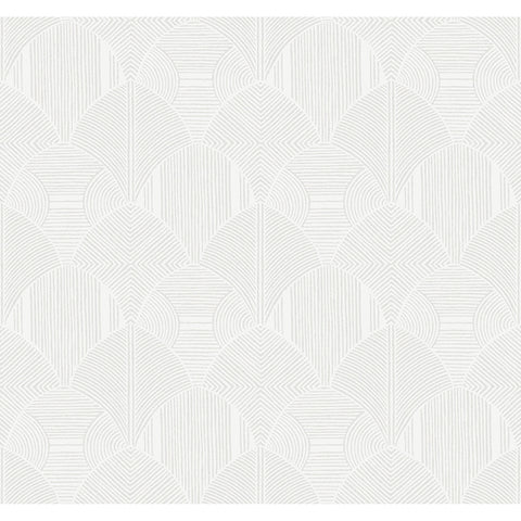 4155-72806 Meyberg Silver Geometric Wallpaper