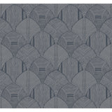 4155-72807 Meyberg Blue Geometric Wallpaper