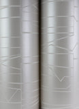 4155-72819 Huntington Silver Geometric Stripe Wallpaper