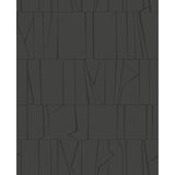 4155-72820 Huntington Charcoal Geometric Stripe Wallpaper