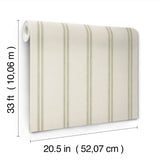 4169-13077 Johnny Green Stripes Wallpaper