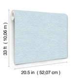 4169-24283 Agave Sky Blue Faux Grasscloth Wallpaper