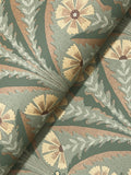 4169-27604 Tap Root Green Floral Damask Wallpaper