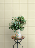 4169-27607 Auberge Ivory Plaid Wallpaper