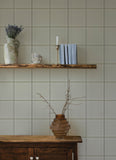4169-27608 Auberge Taupe Plaid Wallpaper