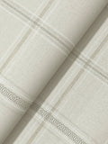 4169-27608 Auberge Taupe Plaid Wallpaper