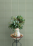 4169-27609 Auberge Sage Plaid Wallpaper