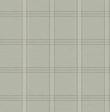 4169-27609 Auberge Sage Plaid Wallpaper