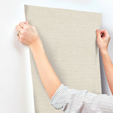 4169-27611 Agave Neutral Faux Grasscloth Wallpaper
