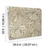  4169-83100 Holt Sage Woodland Wallpaper