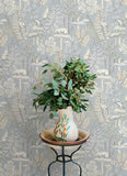  4169-83102 Holt Light Blue Woodland Wallpaper