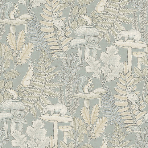 4169-83104 Holt Seafoam Woodland Wallpaper