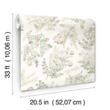 4169-83105 Frith Green Botanical Wallpaper