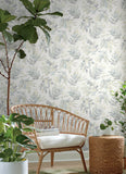 4169-83106 Frith Sea Green Botanical Wallpaper