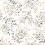 4169-83107 Frith Light Blue Botanical Wallpaper