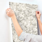 4169-83110 Thicket Charcoal Forest Wallpaper