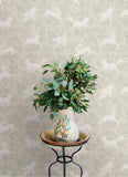 4169-83112 Revelry Taupe Forest Frolic Wallpaper
