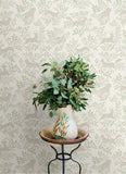  4169-83113 Revelry White Forest Frolic Wallpaper