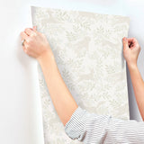  4169-83113 Revelry White Forest Frolic Wallpaper