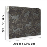  4169-83114 Revelry Black Forest Frolic Wallpaper