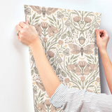  4169-83119 Mystic Moth Blush Forest Magic Wallpaper