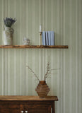 4169-83121 Calvados Moss Linen Stripe Wallpaper