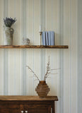 4169-83122 Calvados Turquoise Linen Stripe Wallpaper