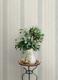 4169-83122 Calvados Turquoise Linen Stripe Wallpaper