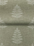 4169-83126 Frond Dark Green Leaf Wallpaper